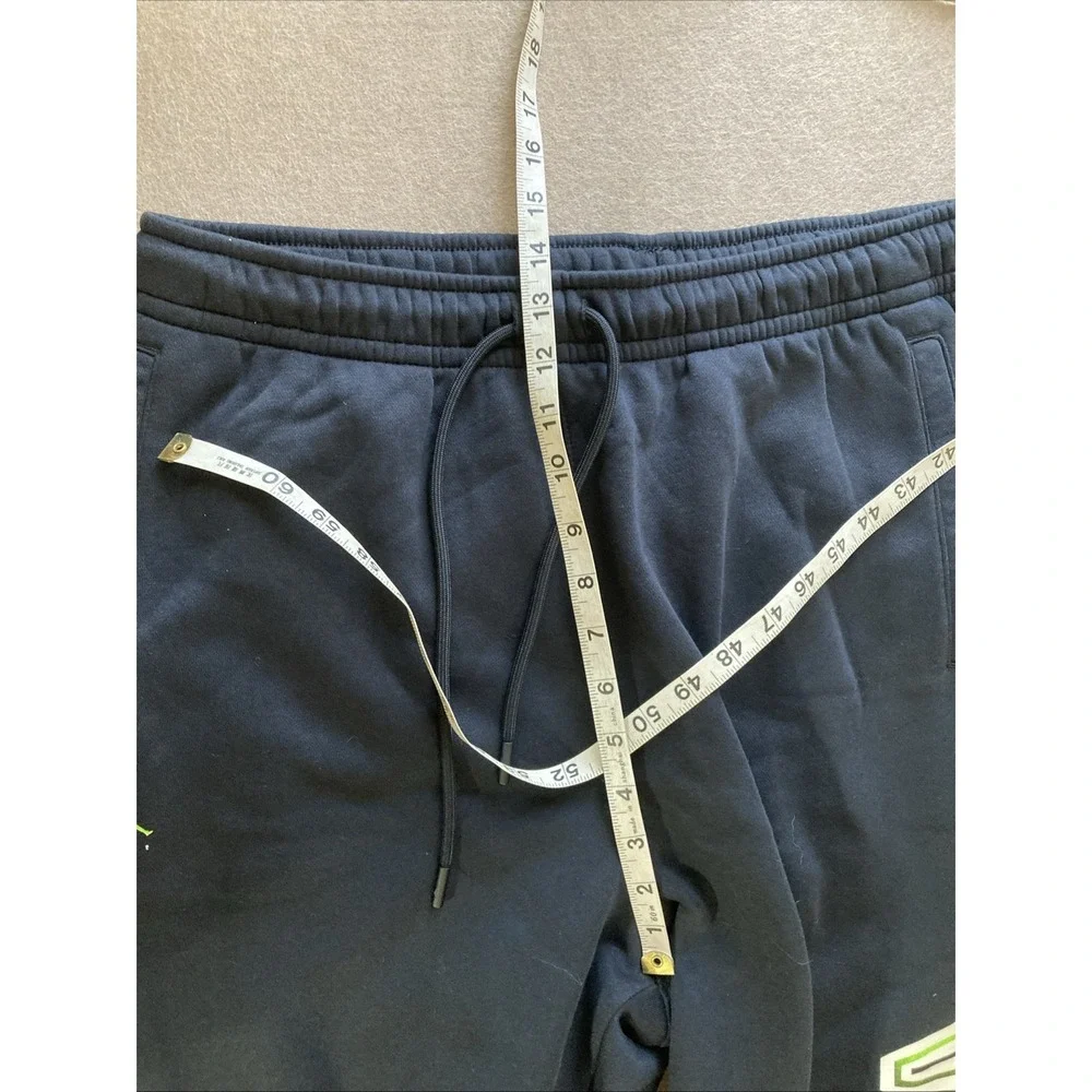 NIKE Jordan MVP Fleece Jogger Pants Sz L Black DV1603-010